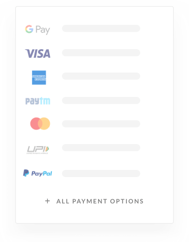 Collect payments using different payment modes